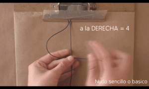 nudos para pulseras de hilo