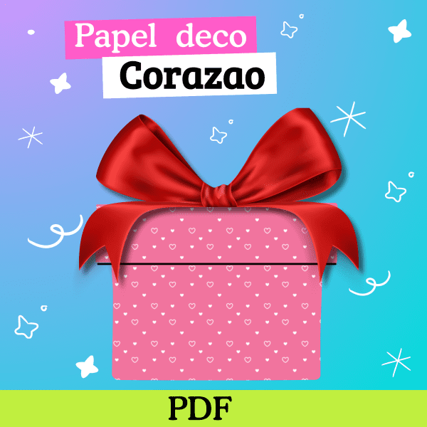 Papel deco Corazao