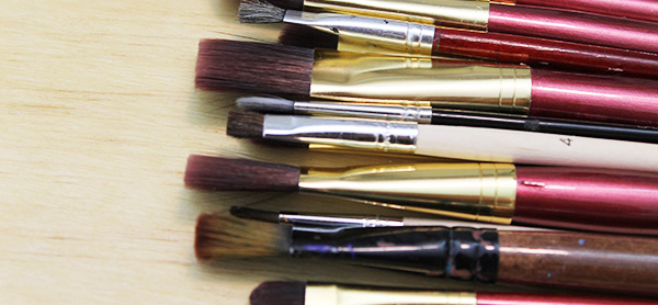 Tipos de pinceles para pintar