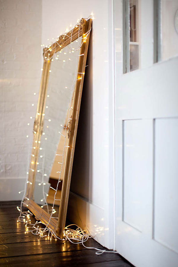 decorar con luces de navidad