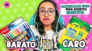 Barato vs caro materiales para apunes bonitos