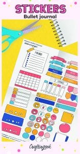 Stickers para bullet journal_Portada