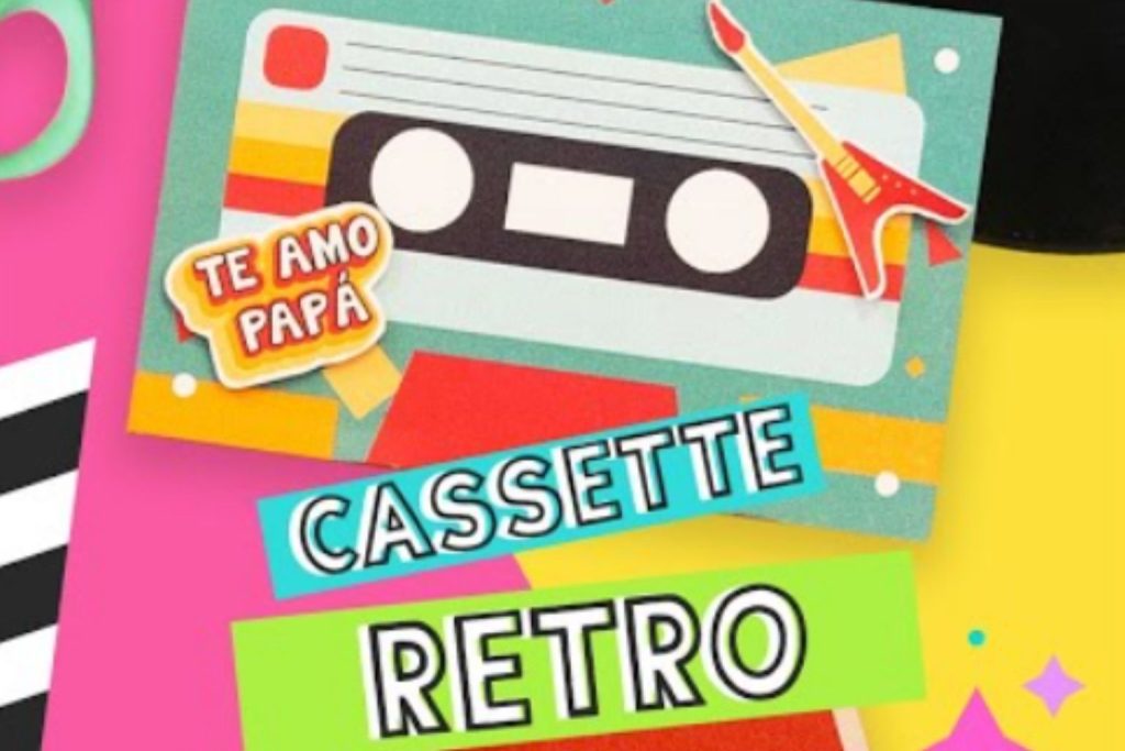 Cassette retro para regalar