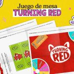 Aprende a hacer tu propio juego de mesa para imprimir inspirado en la película de Turning Red.