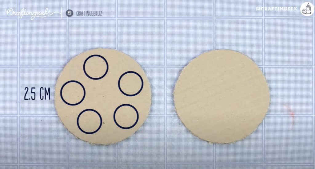 medidas para hacer carrete de 25 mm