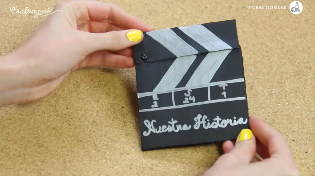 claqueta de amor fácil de hacer